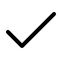 Symbol: Häkchen
