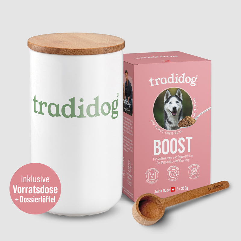 tradidog Starter-Set BOOST – Ergänzungsfutter für Hunde