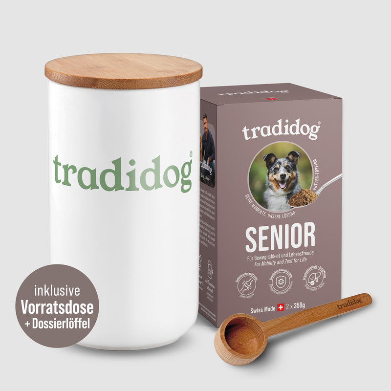 tradidog Starter-Set SENIOR – Ergänzungsfutter für Hunde